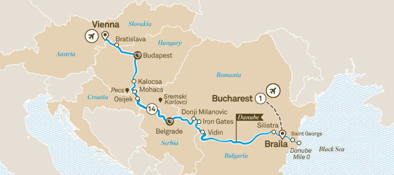 danube river cruise with Landsharkz